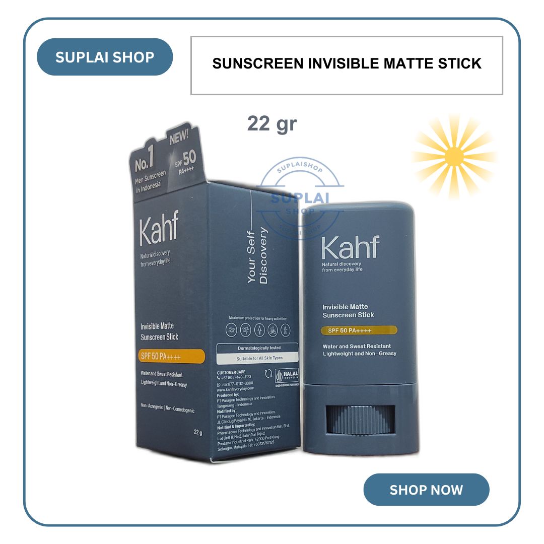 Kahf Invisible Matte Sunscreen Stick
